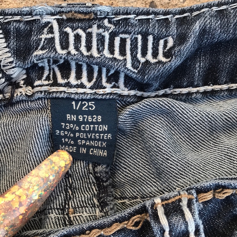 Antique Rivet Jeans - Size 1/25 - Picture 3 of 12